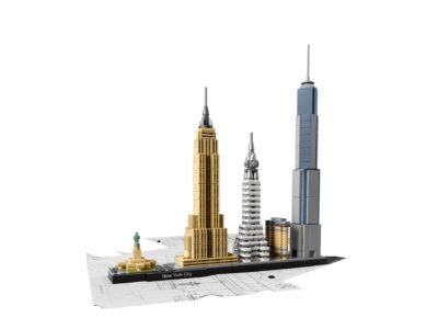 LEGO Architecture New York skyline front view