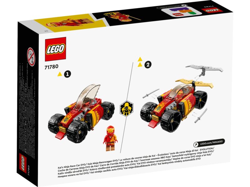 LEGO NINJAGO Kai's Ninja racewagen EVO - 71780 - Afbeelding 6