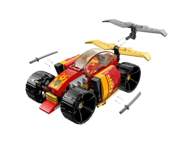 LEGO NINJAGO Kai's Ninja racewagen EVO - 71780 - Afbeelding 3