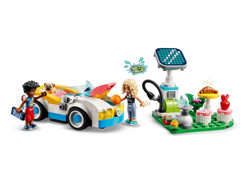 42609_WEB_SEC03_NOBG LEGO Friends Elektrische auto en oplaadpunt - 42609 - Afbeelding 5