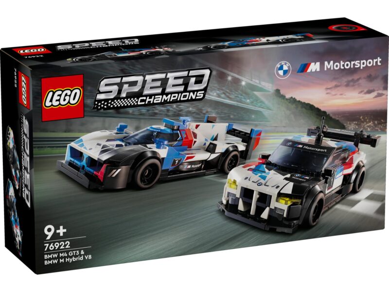 LEGO Speed Champions BMW M4 GT3 & BMW M Hybrid V8 racewagens - 76922 - Afbeelding 1