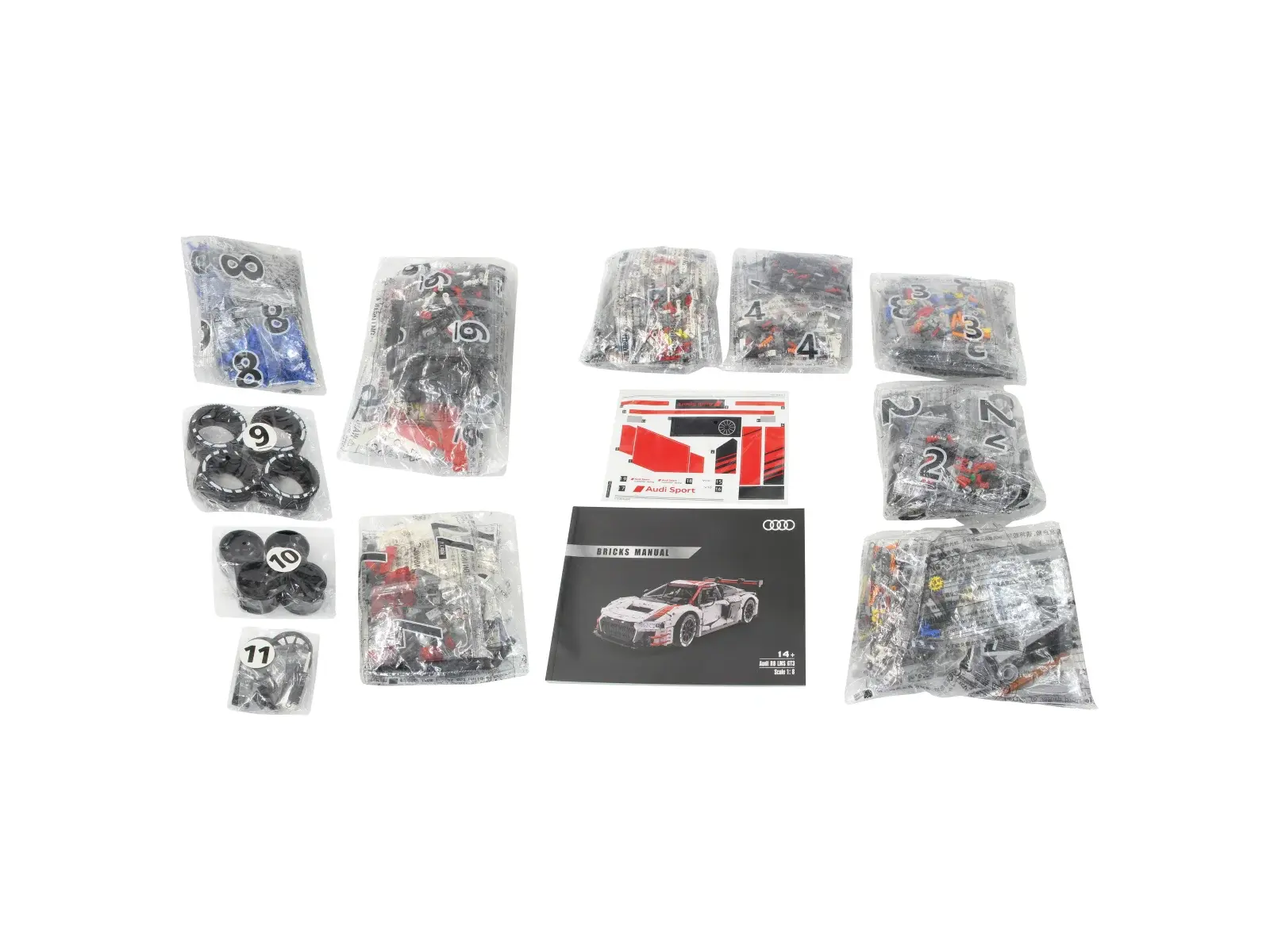 RASTAR Audi R8 LMS GT3 1:8 - 99310 - Blokkenpiloot