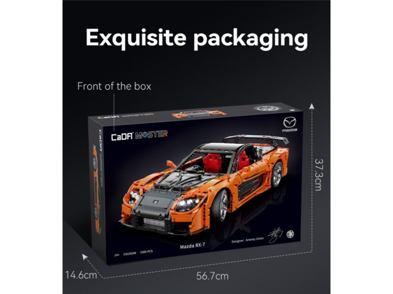 CADA Mazda RX-7 1:8 RC - C61502W - Afbeelding 8