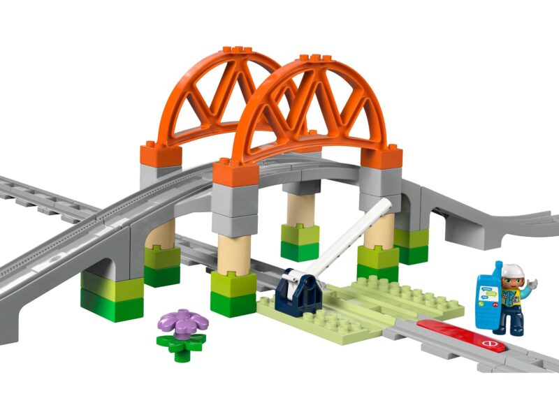 LEGO DUPLO Town Treinbrug en rails uitbreidingsset - 10426 - Afbeelding 2