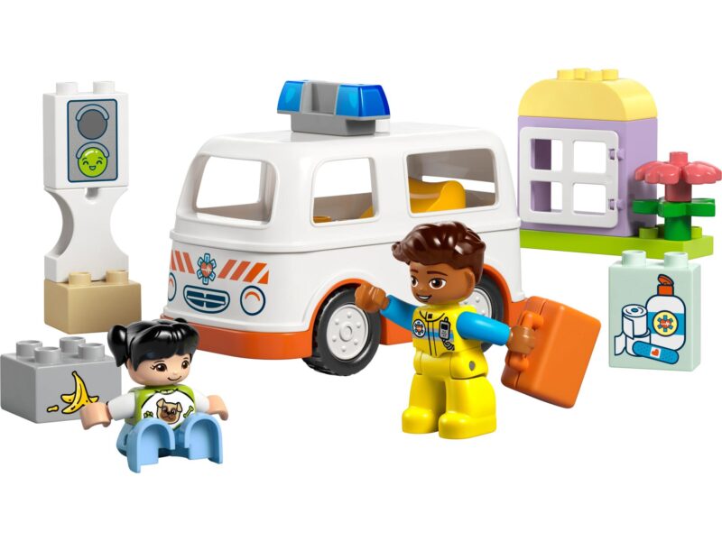 LEGO DUPLO Town Ambulance met chauffeur - 10447 - Afbeelding 2