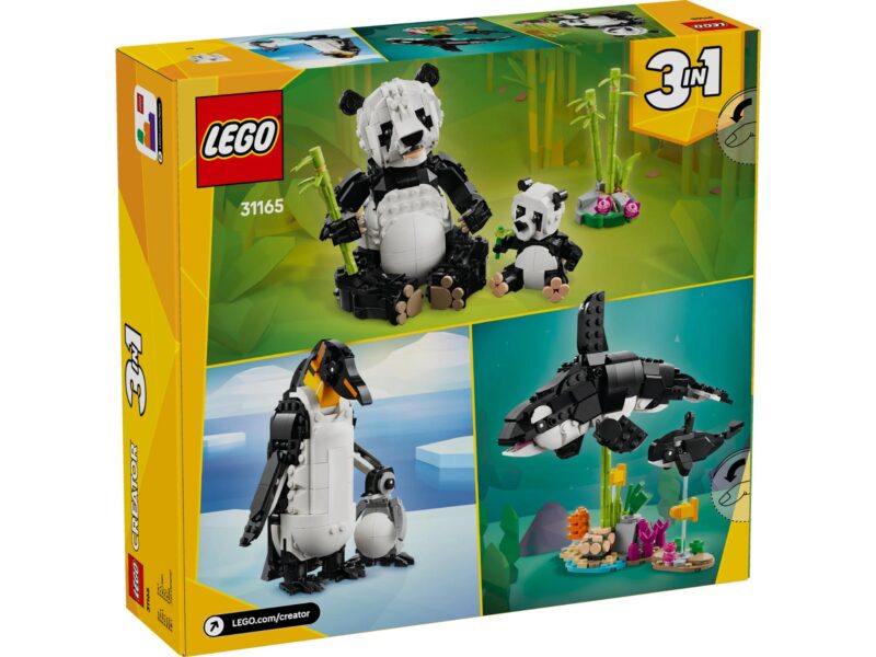 31165_Box5_v29 LEGO Creator 3-in-1 Wilde dieren: pandafamilie - 31165 - Afbeelding 8
