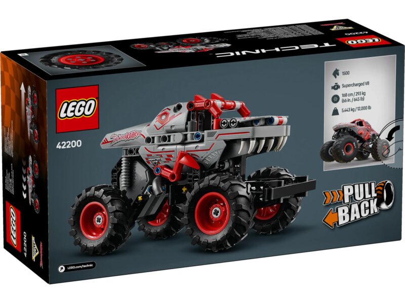 LEGO Technic Monster Jam ThunderROARus pull-back - 42200 - Afbeelding 7