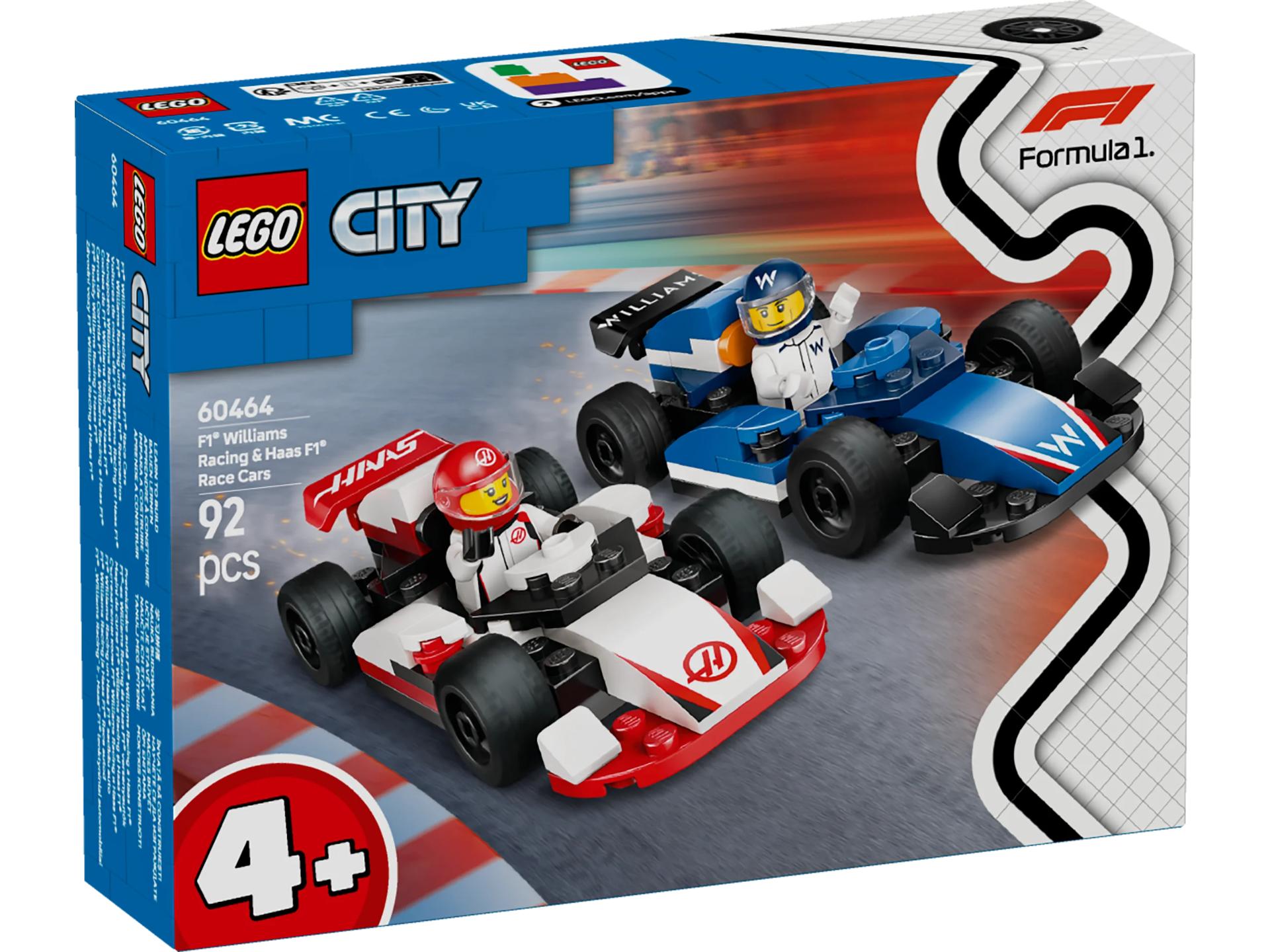 60464_Box1_v29 LEGO City F1 Williams Racing en Haas F1 racewagens - 60464 - Afbeelding 1