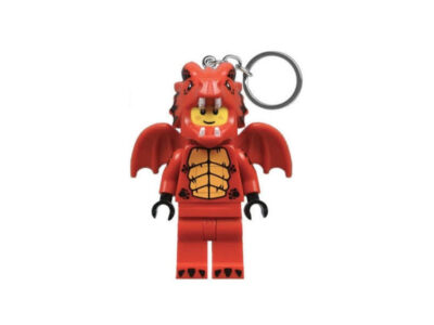 LEGO Lichtgevende sleutelhanger - Man in drakenpak (rood)
