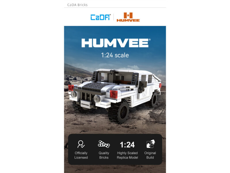 CADA Humvee off-road truck 1:24 - C55022W - Afbeelding 7
