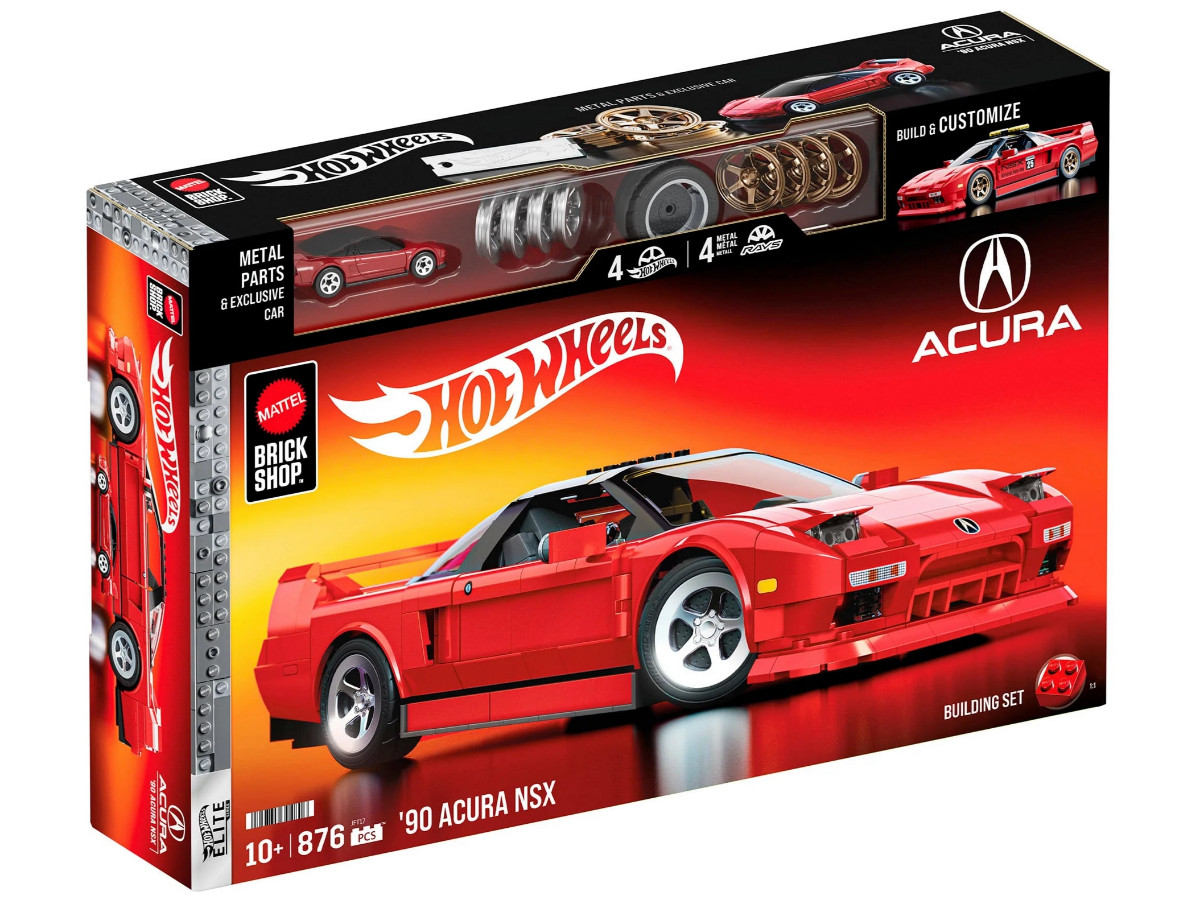 MATTEL BRICK SHOP Hot Wheels '90 Acura NSX 1:16 - JFT17