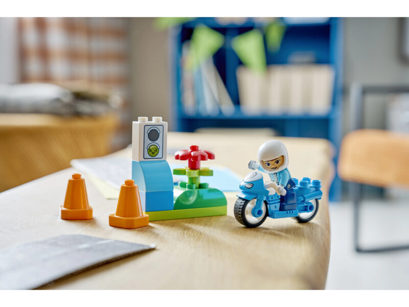 LEGO DUPLO Town Blauwe politiemotor - 10471 - Afbeelding 8