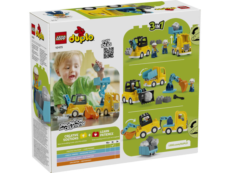 LEGO DUPLO Town 3-in-1 bouwvoertuigen - 10475 - Afbeelding 2