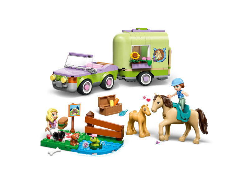 LEGO Friends Trailer met paard en veulen - 42695 - Afbeelding 2
