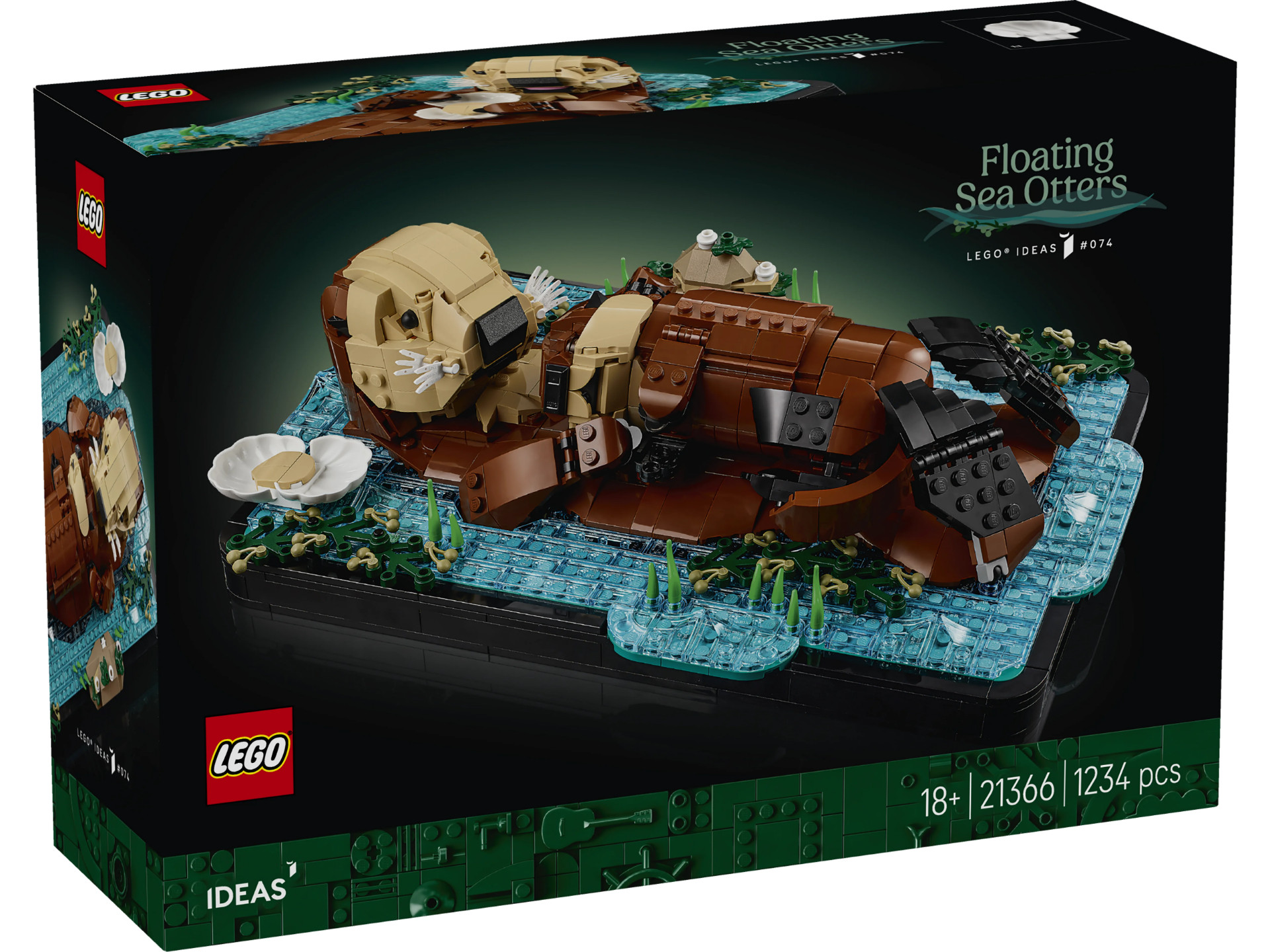21366_Box1_v29 LEGO Ideas Drijvende zeeotters - 21366 - Afbeelding 1