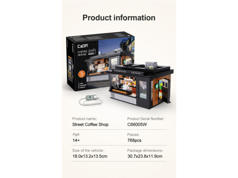 CADA Koffie kiosk - C66005W - Afbeelding 13