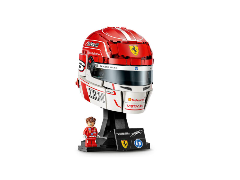LEGO Editions Formula 1 Scuderia Ferrari HP helm van Charles Leclerc - 43014 - Afbeelding 2